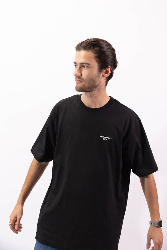 Oversized Tee 'Celebrate' (Black)