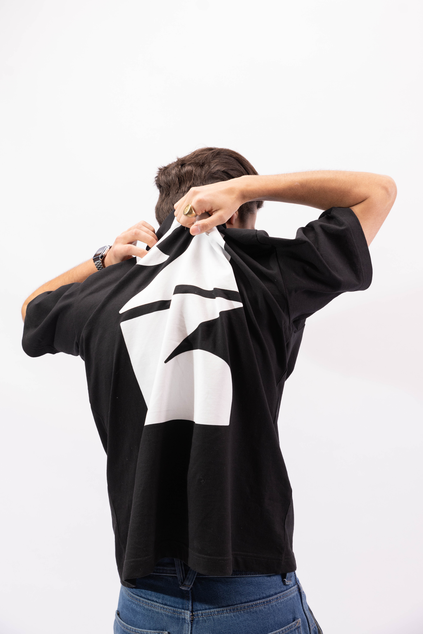 Oversized Tee 'Celebrate' (Black)