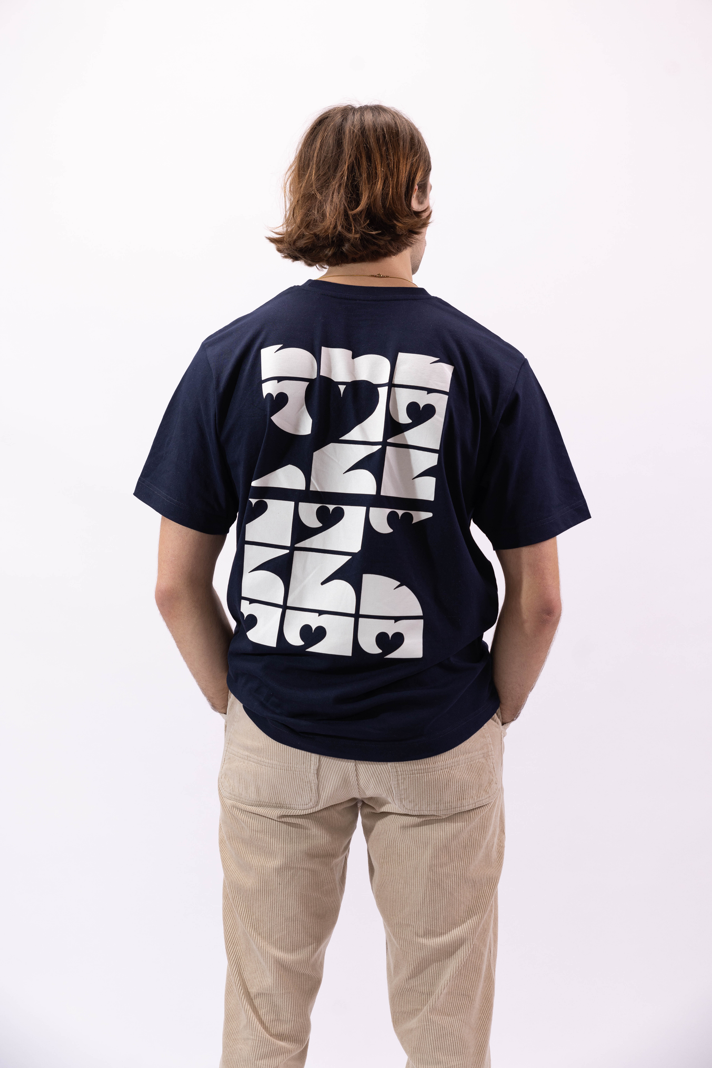 Oversized Tee 'Celebrate' (Navy-Blue)