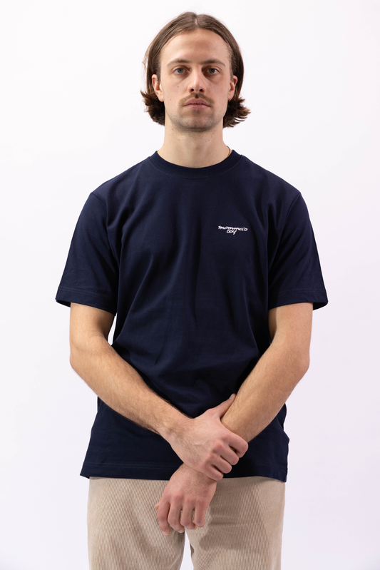 Oversized Tee 'Celebrate' (Navy-Blue)