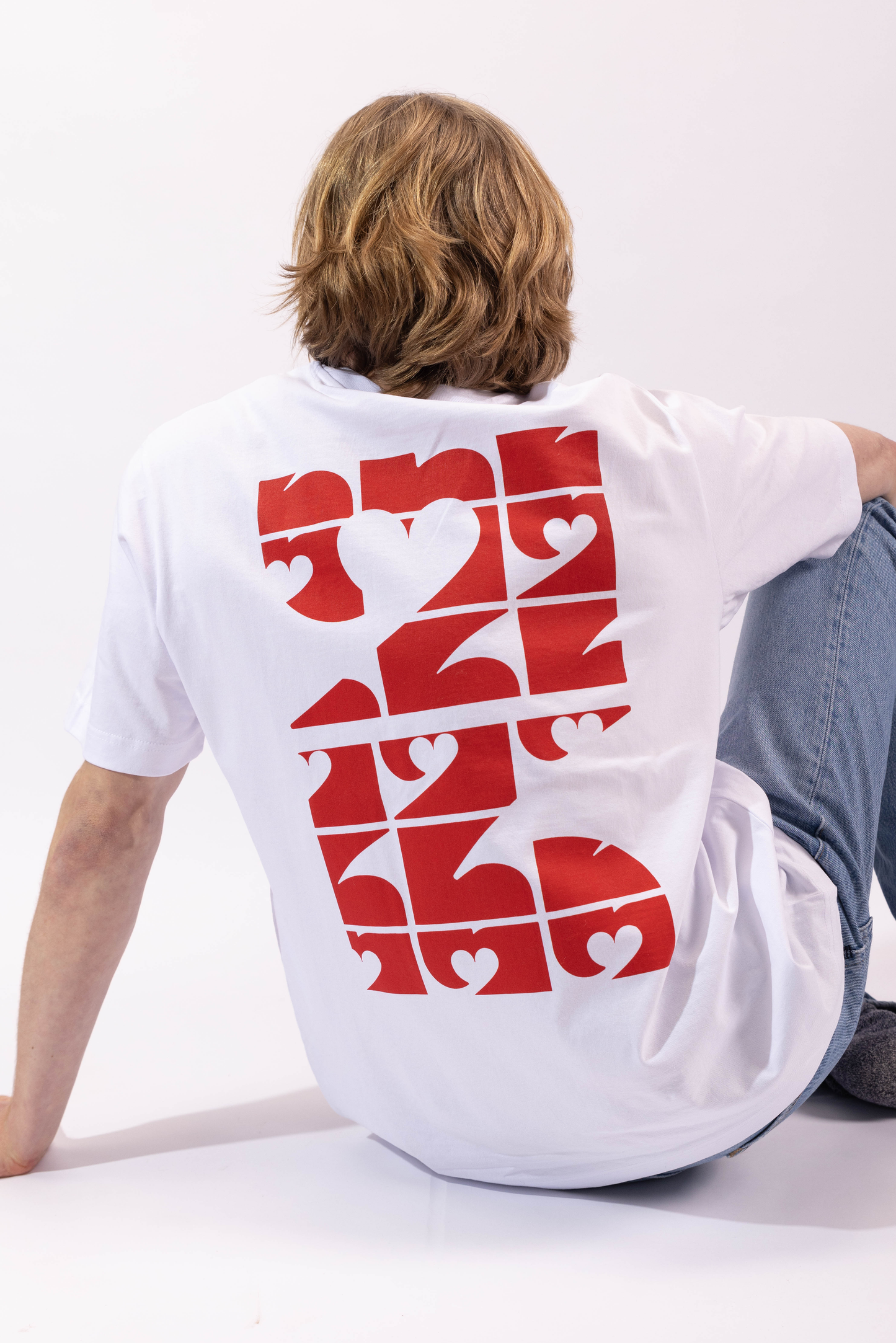 Oversized Tee 'Celebrate' (Red)