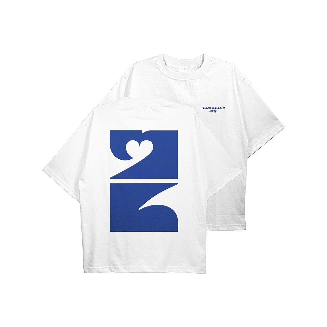 Oversized Tee 'Celebrate' (Blue)
