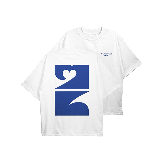 Oversized Tee 'Celebrate' (Blue)