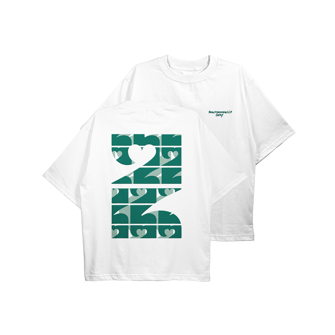 Oversized Tee 'Celebrate' (Green)