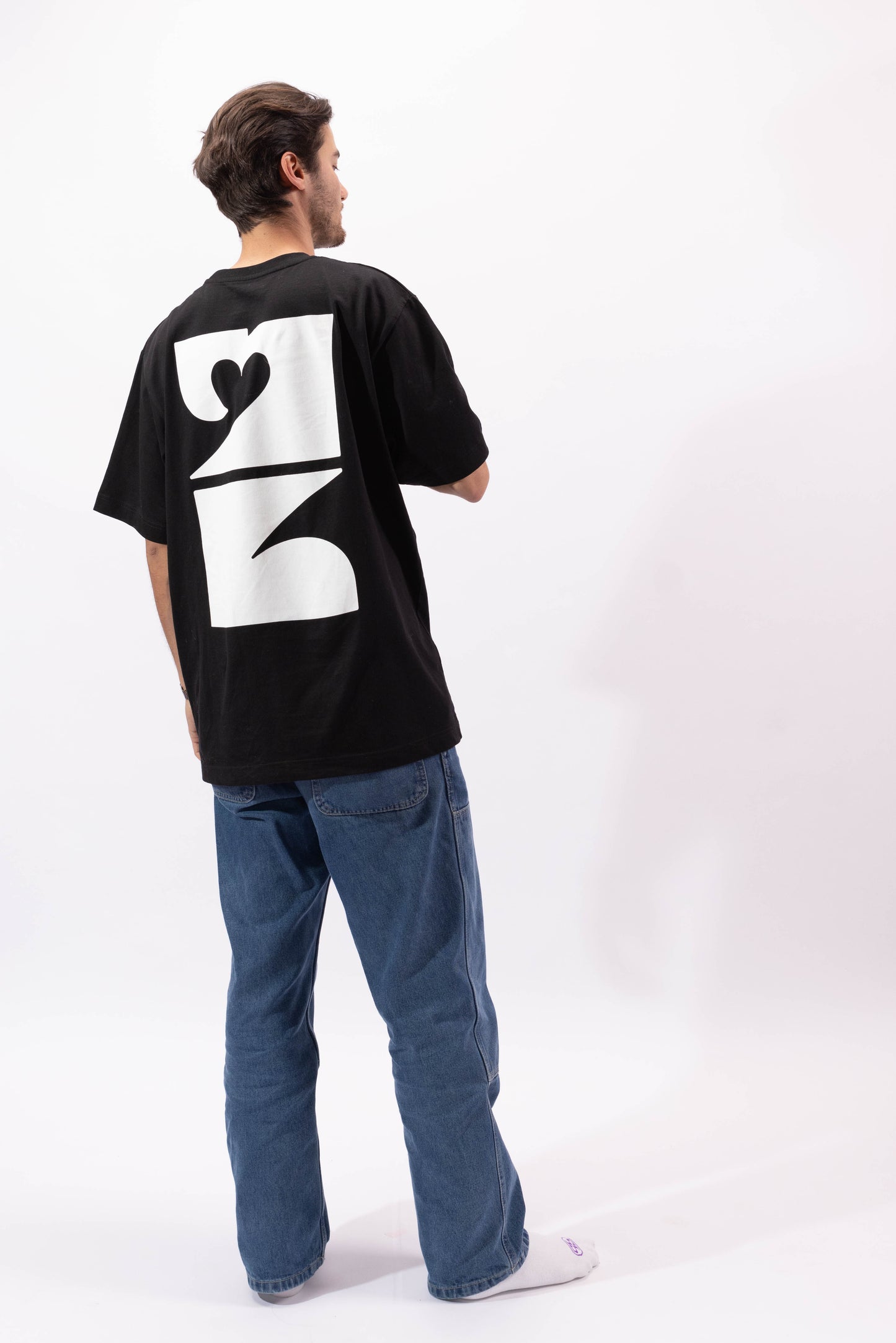 Oversized Tee 'Celebrate' (Black)