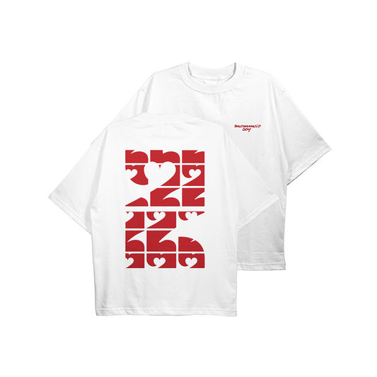 Oversized Tee 'Celebrate' (Red)